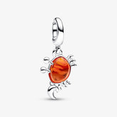 Pandora Disney Charm-Anhänger: Sebastian - Orange Murano-Glas